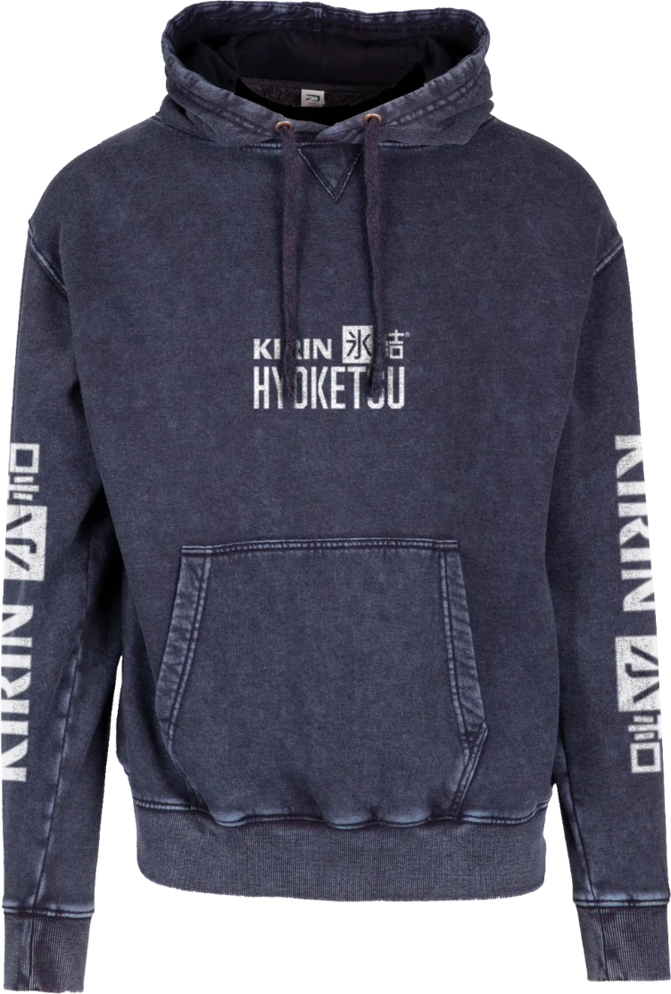 Kirin Hyoketsu — Vintage-wash hoodie